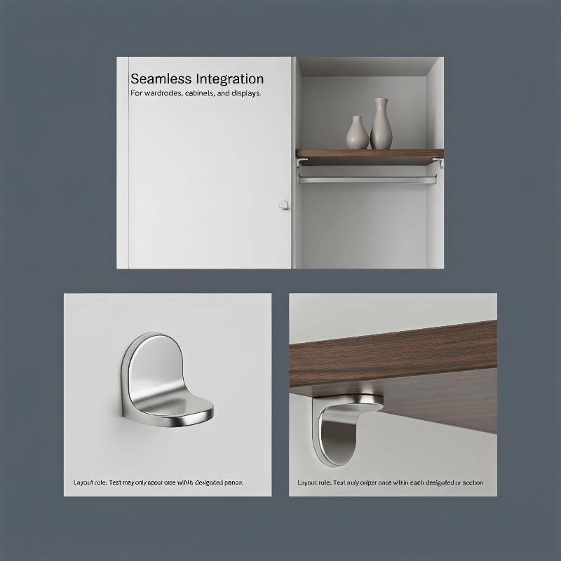Woodworking Easy Projects - Aluminiowe wsporniki półek 20 szt. Łatwe