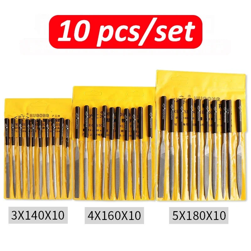 Woodworking Files And Rasps - WEELEE 10 szt. Zestaw metalowych pilników