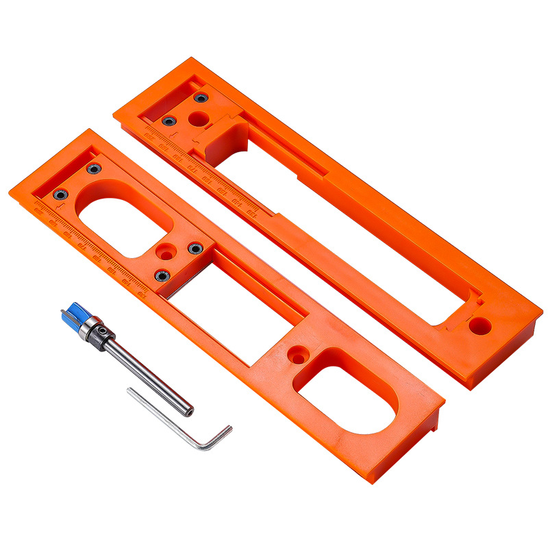 Woodworking Router Templates - Szablon do wpuszczania zawiasów, prowadnica frezarska
