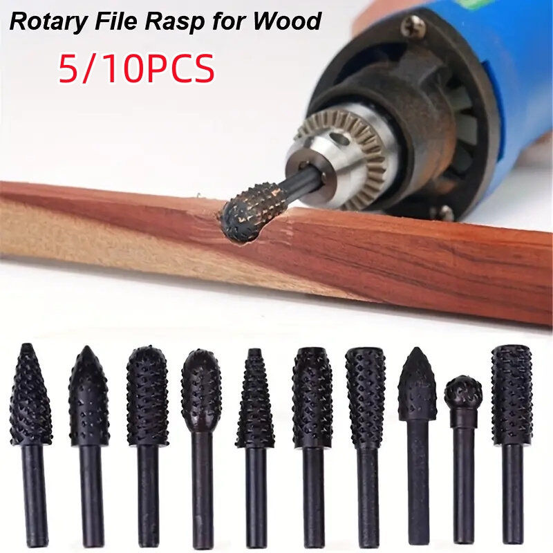 Woodworking Files And Rasps - 5 SZTUK/10 SZTUK Zestaw wierteł obrotowych