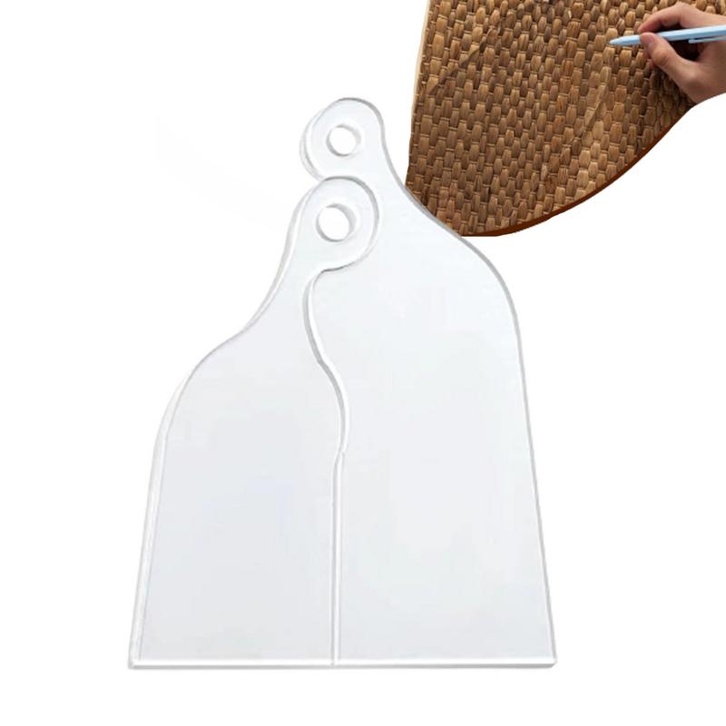 Woodworking Router Templates - Szablony akrylowe do obróbki drewna Przezroczysty