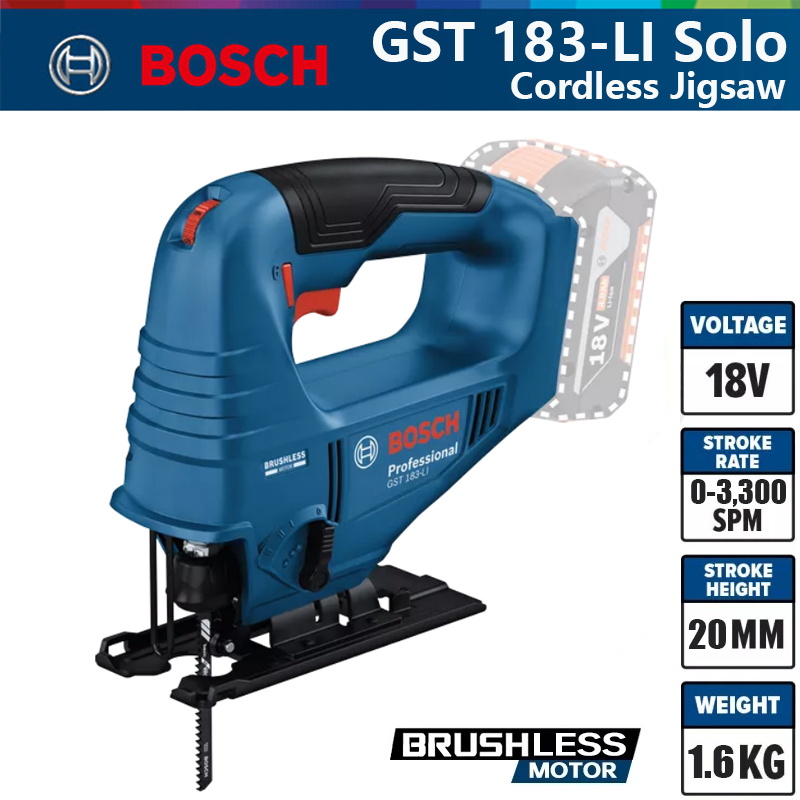 Woodworking Jigsaw - Bosch GST 183-LI Professional Elektryczna Wyrzynarka