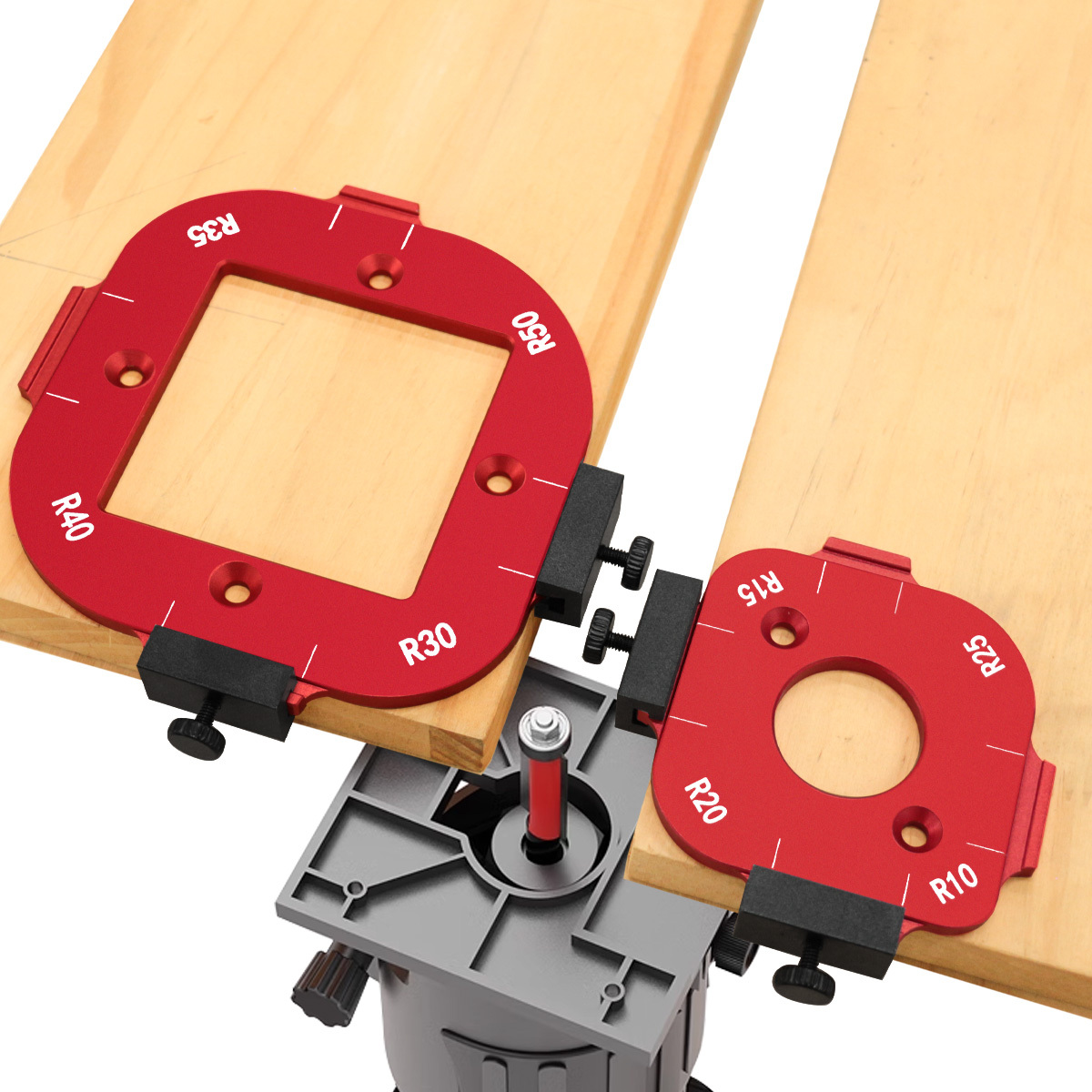 Woodworking Router Templates - Szablon do zaokrąglania narożników frezem do