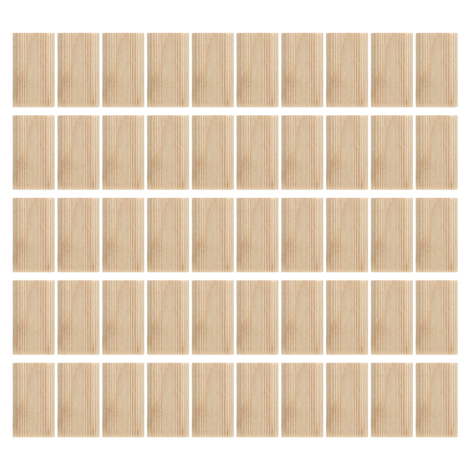 Woodworking Domino - 50 szt. Kołków Domino z drewna