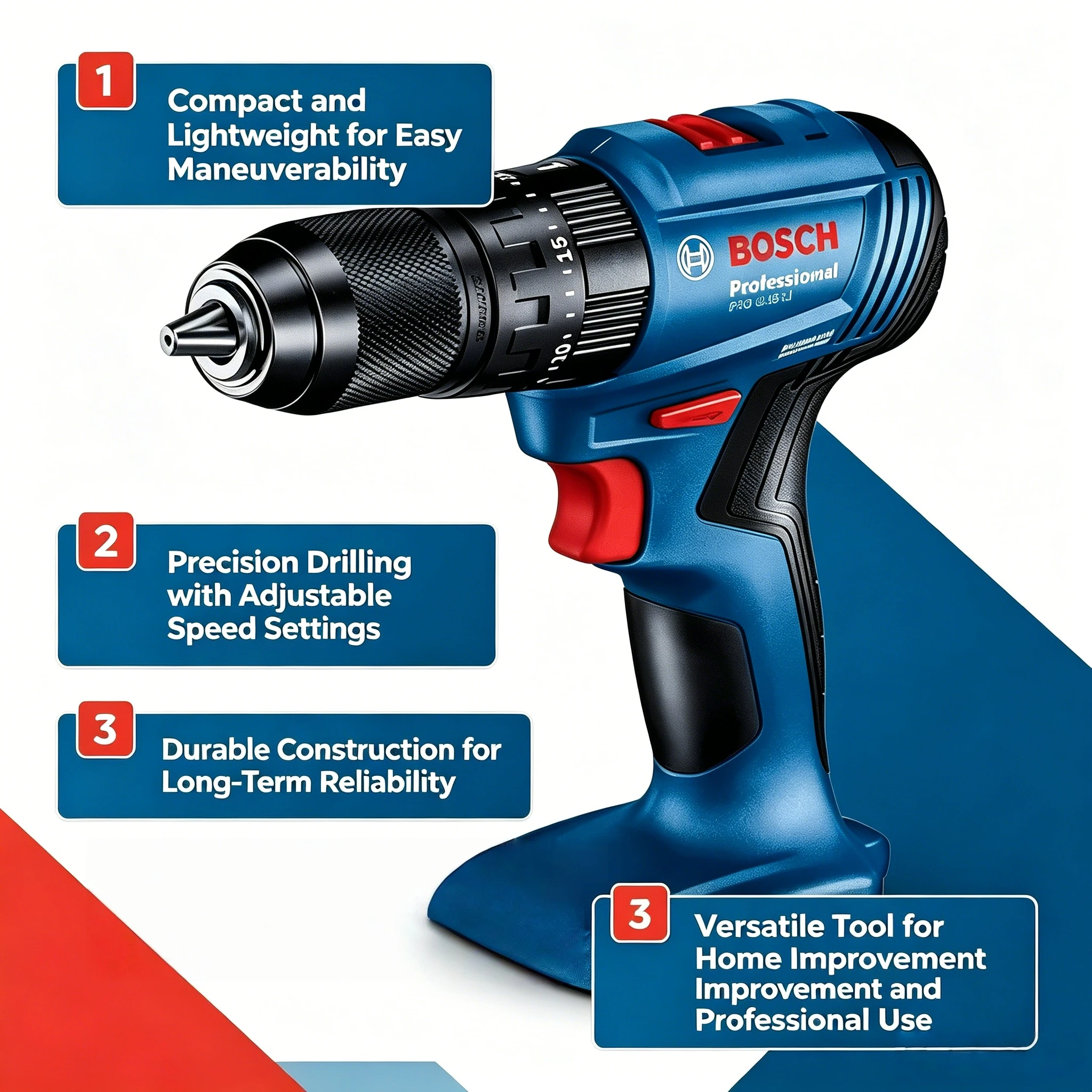 Wiertarko-wkrętarka udarowa Bo – Bosch Drill Gsb 18V recenzja i cena