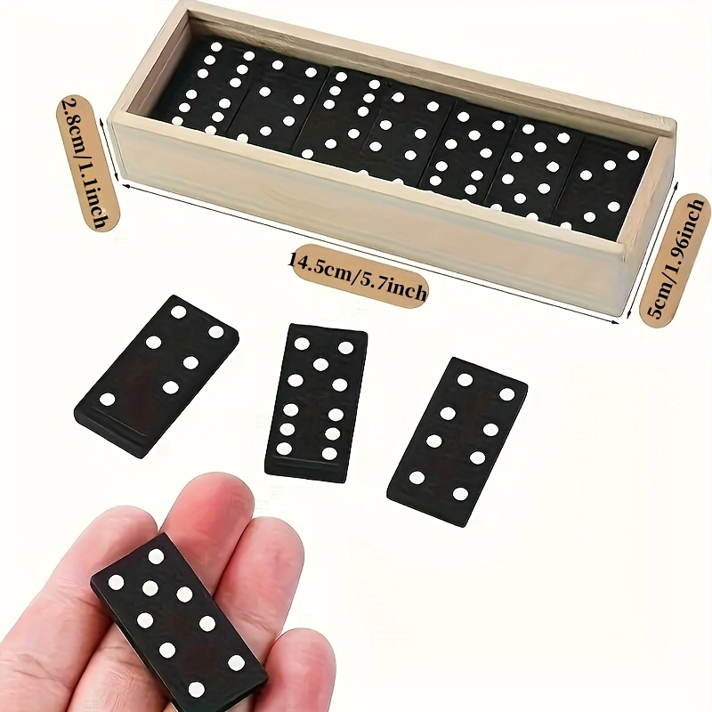 28 sztuk/zestaw Mini Drewniane – Woodworking Domino recenzja i cena