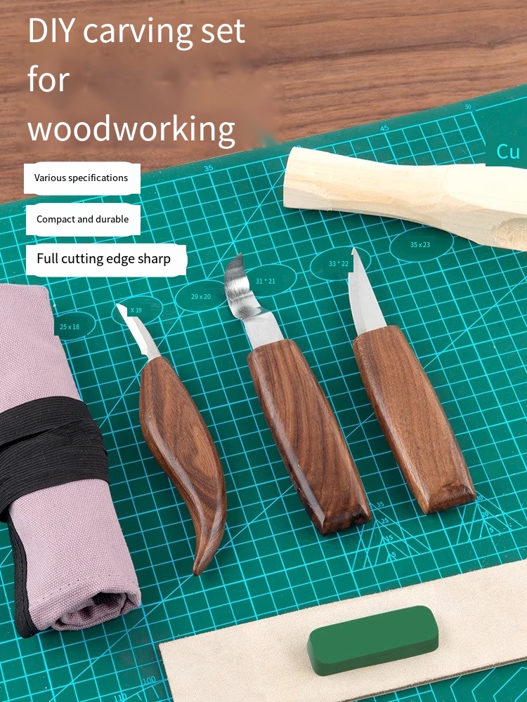 Zestaw narzędzi do rzeźbienia  – Woodworking Kits For Beginners recenzja i cena