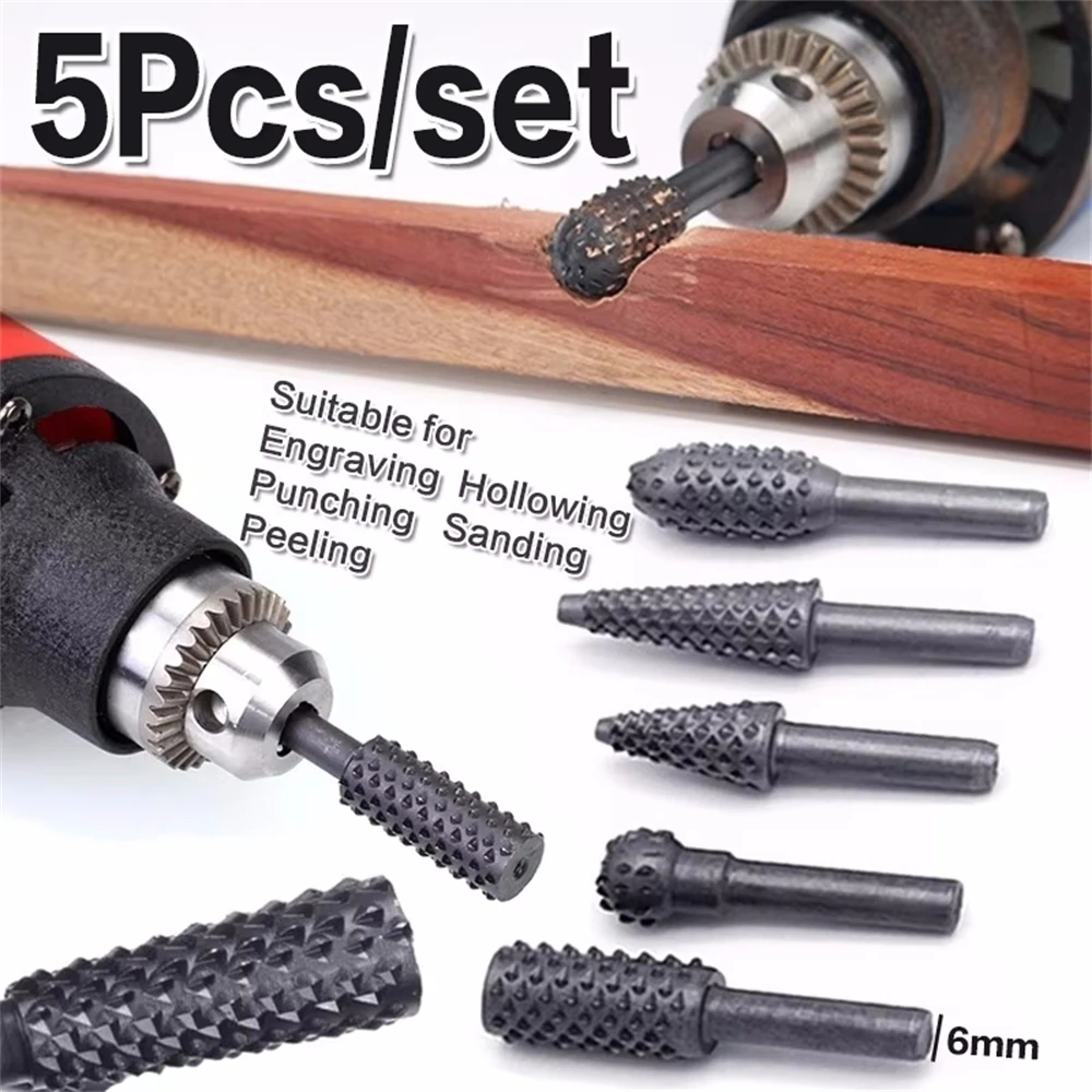 5 SZTUK Obrotowe pilniki rzemi – Woodworking Files And Rasps recenzja i cena