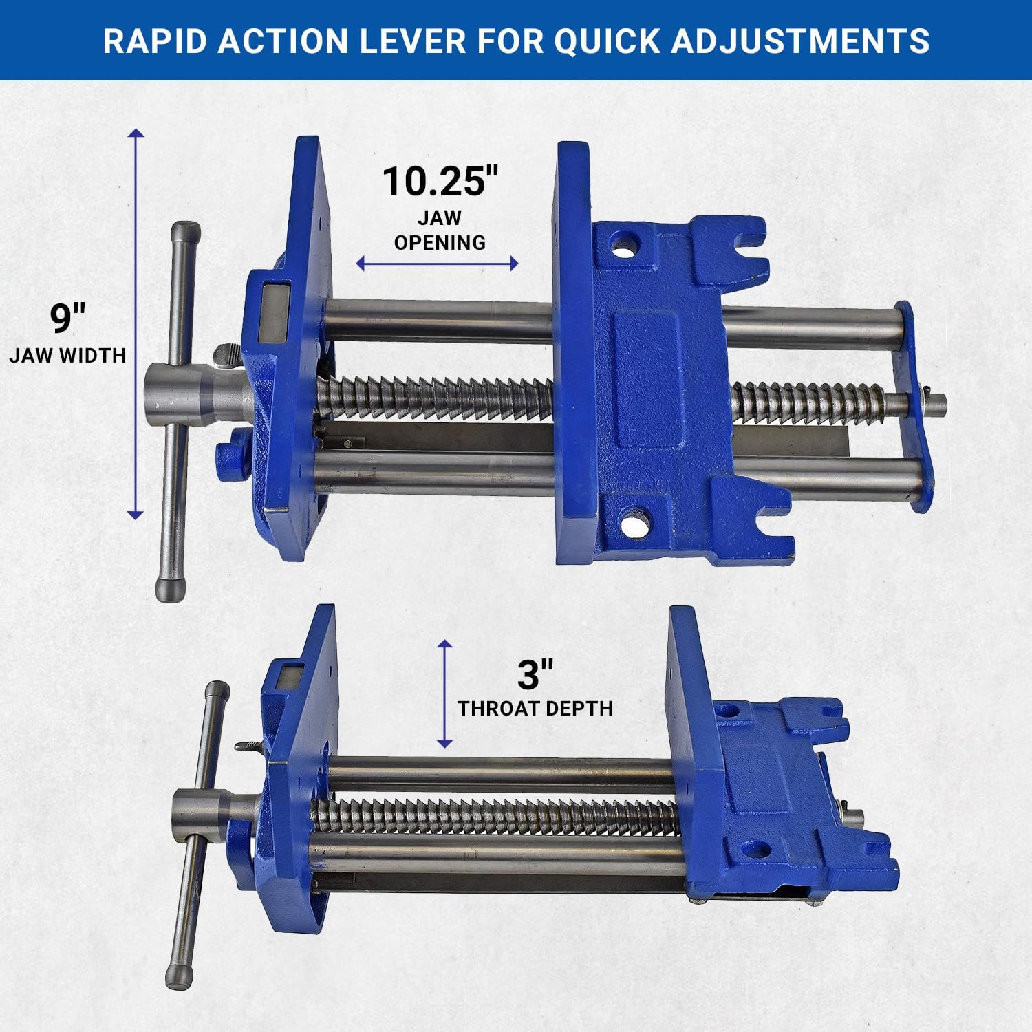 Imadło stolarskie Rapid Action – Woodworking Quick Release Vise recenzja i cena