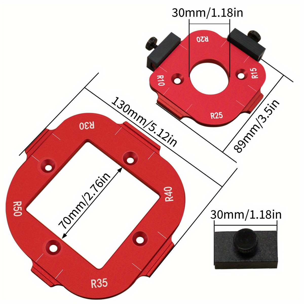 Szablon do zaokrąglania narożn – Woodworking Router Templates recenzja i cena