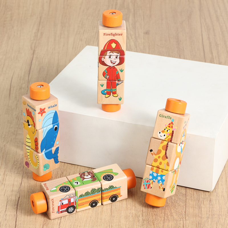 Drewniana obrotowa układanka d – Woodworking Jigsaw recenzja i cena