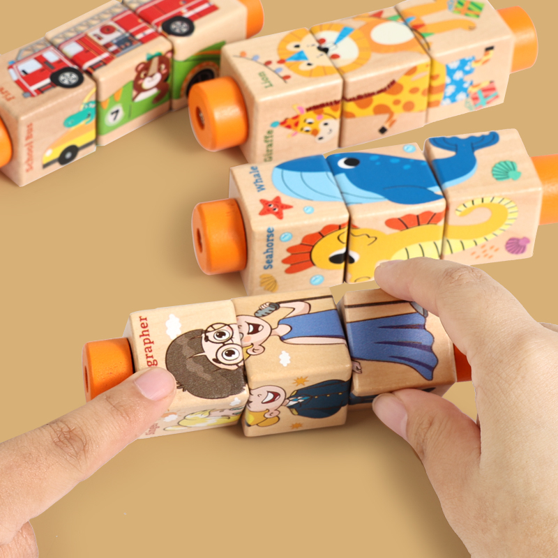 Drewniana obrotowa układanka d – Woodworking Jigsaw recenzja i cena