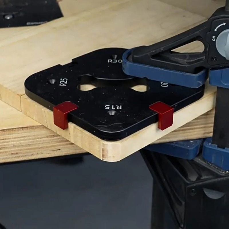 Szablon do zaokrąglania narożn – Woodworking Router Templates recenzja i cena
