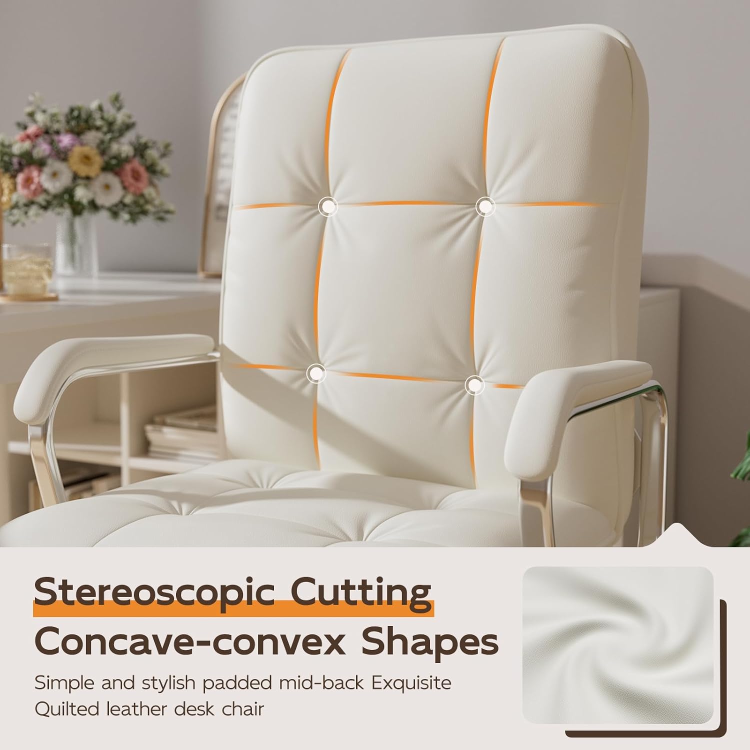 Skórzane krzesło biurowe z śre – Woodworking Desk Chair recenzja i cena