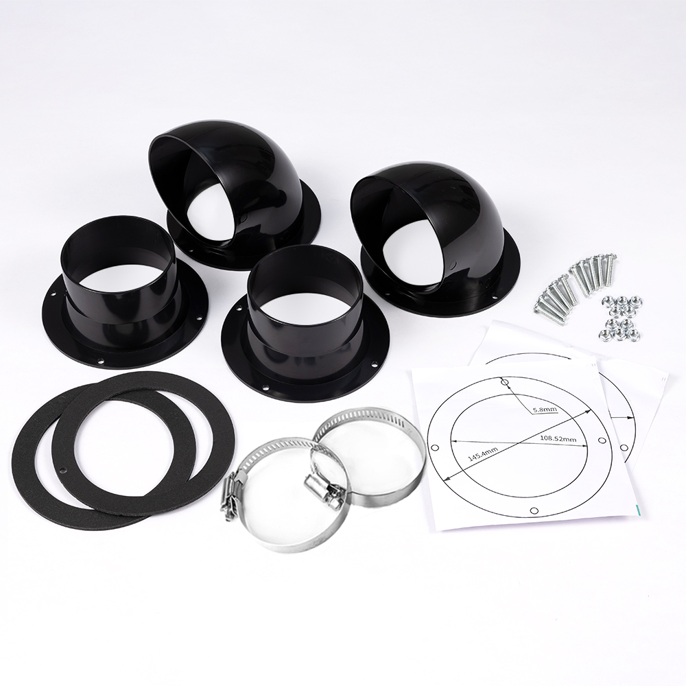 Adapter kolankowy z kołnierzem – Woodworking Dust Collector recenzja i cena