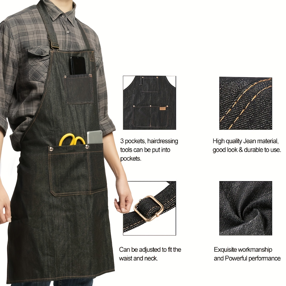 Lekki jeansowy fartuch narzędz – Woodworking Apron recenzja i cena