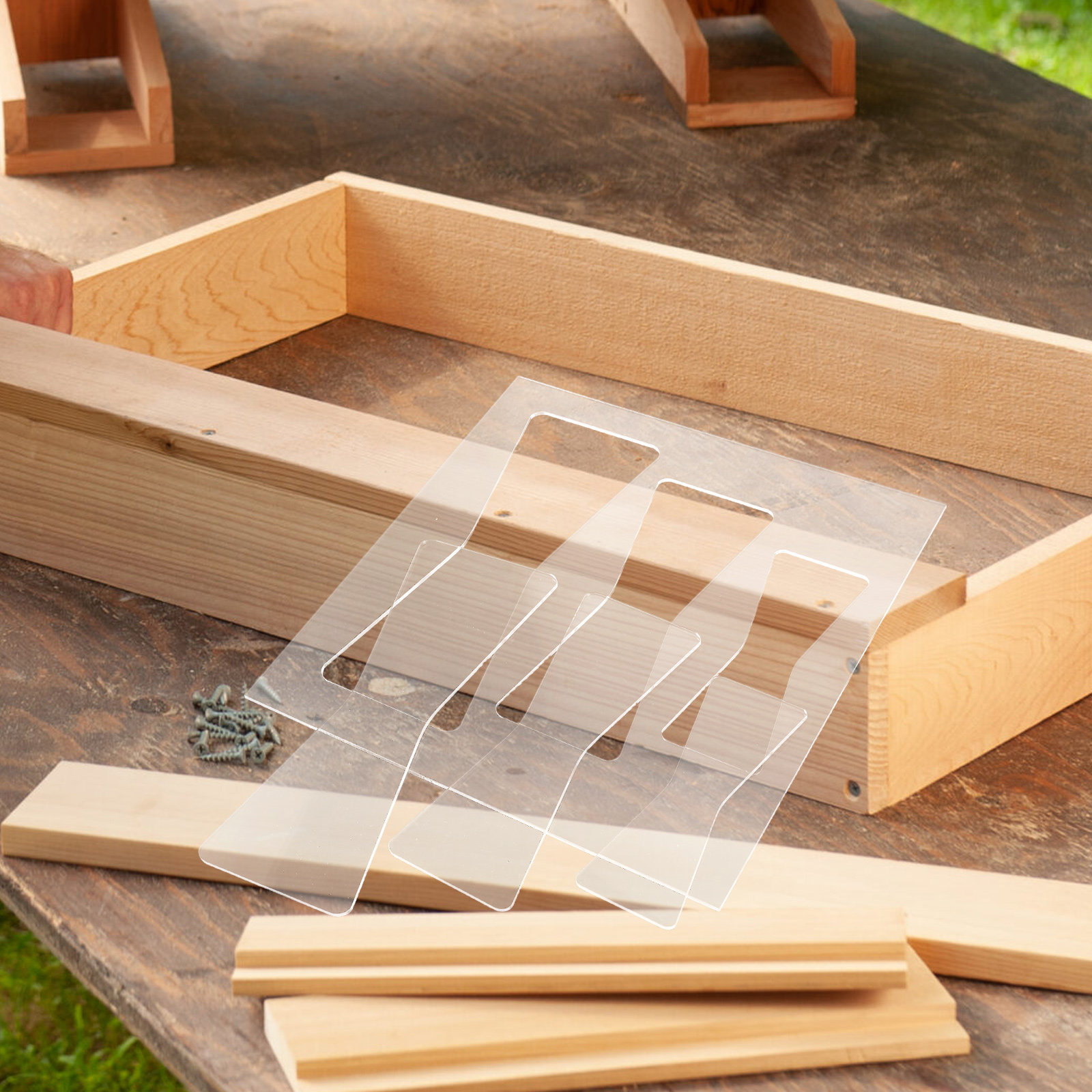 2 szt. Akrylowe szablony do ob – Woodworking Router Templates recenzja i cena