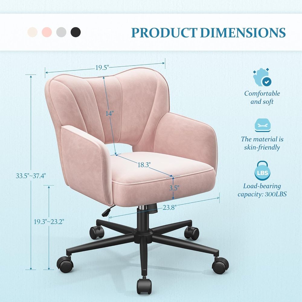 Regulowana na wysokość różowa  – Woodworking Desk Chair recenzja i cena