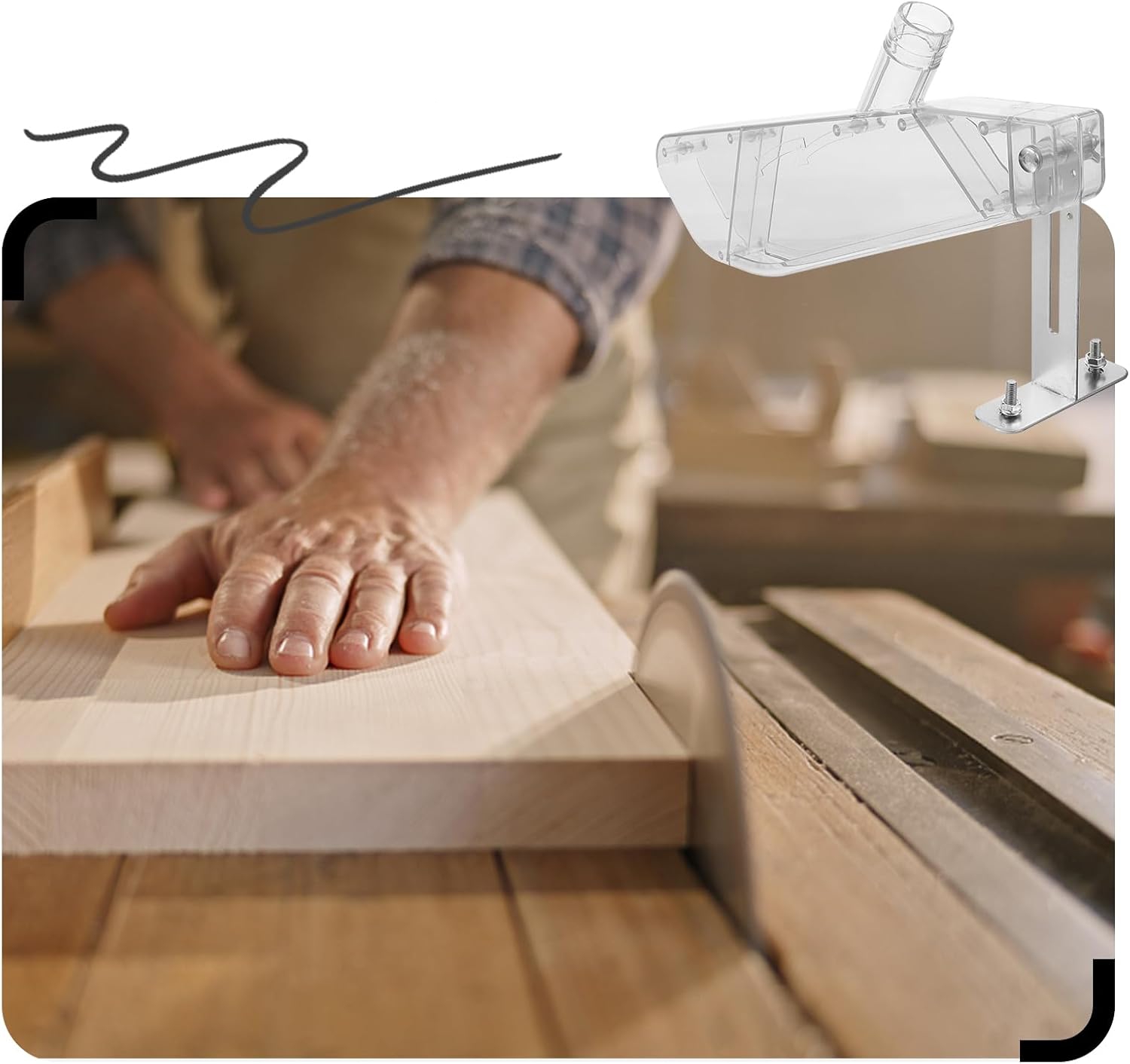 Przezroczysta osłona przeciwpy – Woodworking Factory recenzja i cena