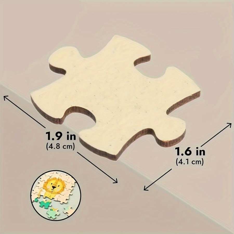 Naturalne brązowe puste elemen – Woodworking Jigsaw recenzja i cena
