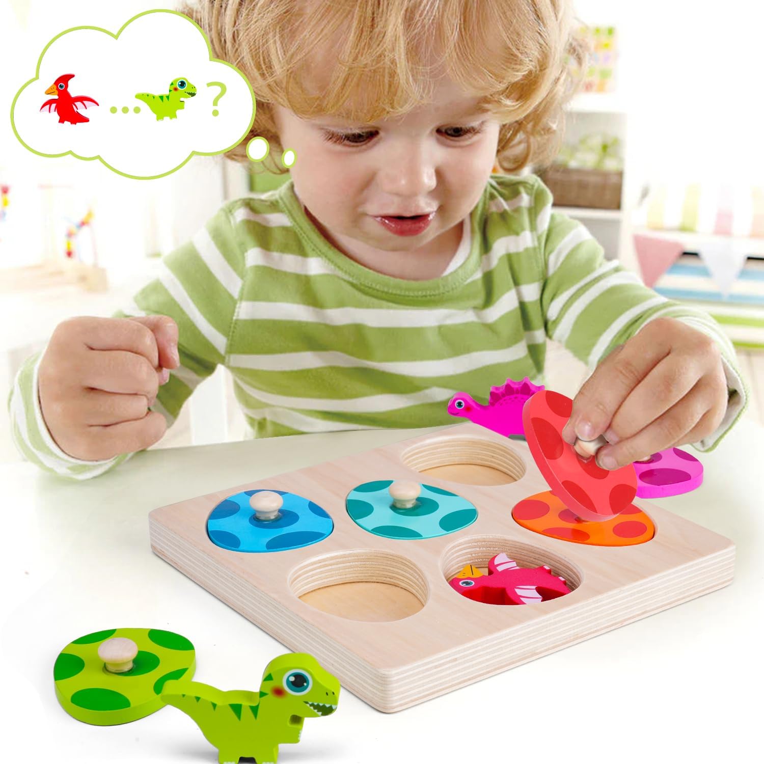 Drewniane puzzle dinozaurów za – Woodworking Jigsaw recenzja i cena
